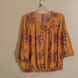 Poncho type blouse.
